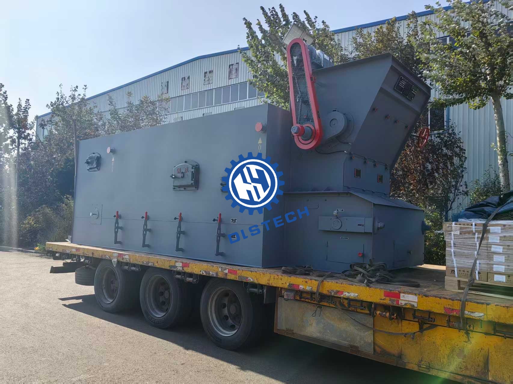 瓦房店惠英机械炉排厂4吨链带炉排发货 瓦房店惠英机械炉排厂4吨链带炉排发货