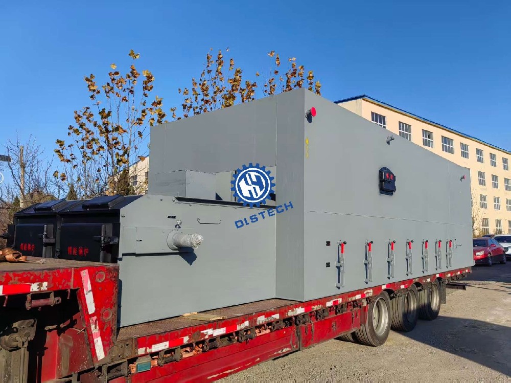 瓦房店炉排厂山东客户12吨小鳞片炉排发货