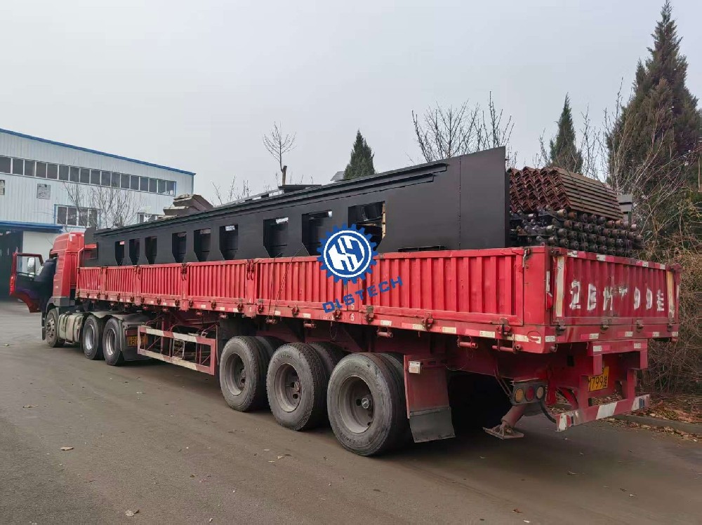 瓦房店炉排厂客户定制130吨横梁第六车发货