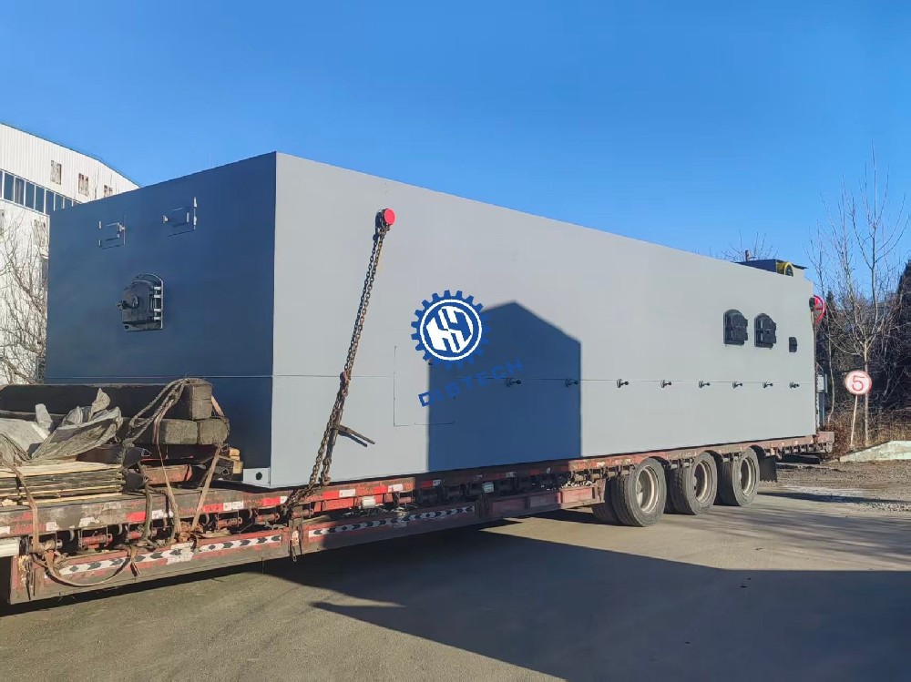 惠英机械瓦房店炉排厂菲律宾15吨链带炉排发货