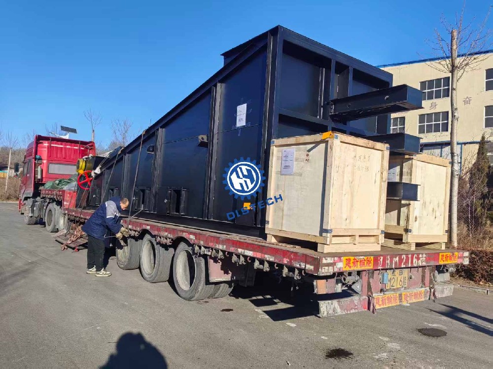 大连惠英机械客户定制河南13吨往复炉排发货1台